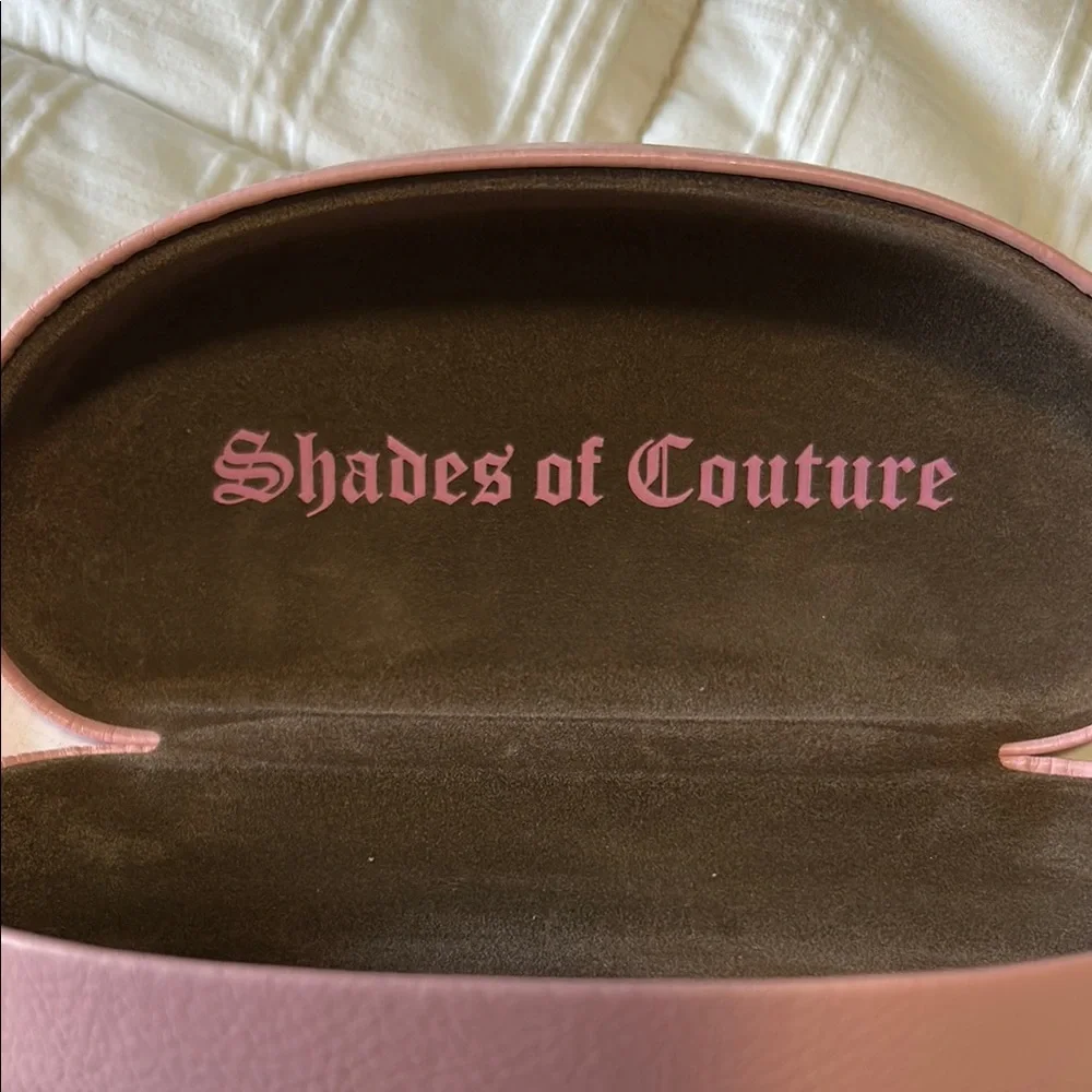 Juicy Couture Blush Pink Eyewear Case - Picture 2 of 3